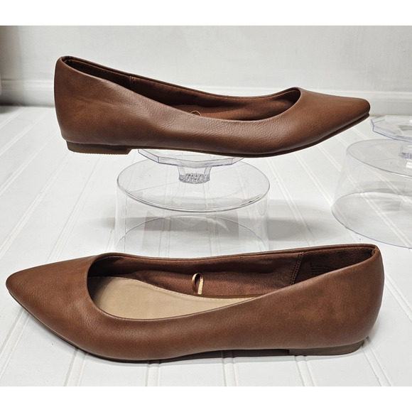 Express flat shoes tan womens size 9 - Picture 6 of 6